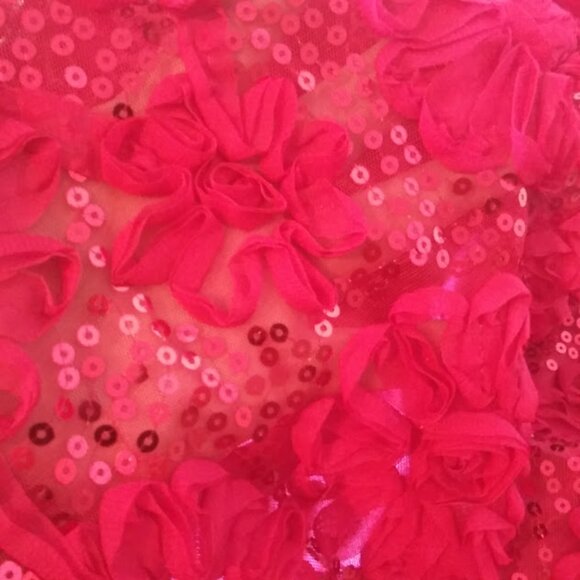 American Princess girls size 8 red sequin dress - Picture 10 of 15